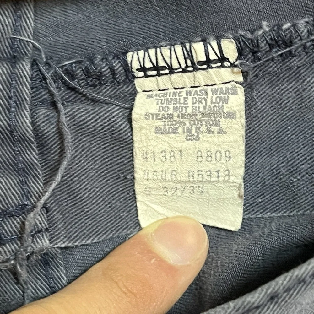Vintage Polo Ralph Lauren Pants Mens 31x30 Blue Double Pleated MADE IN USA 80's